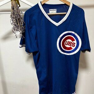 Vintage 80s 90s Chicago Cubs mesh jersey size large